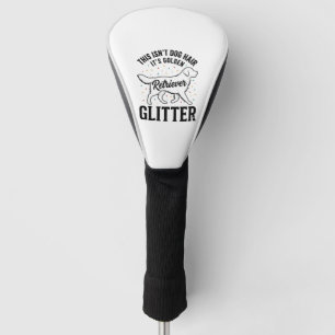 Golden Retriever Glitter Vintage Hundehaar-Shirt_1 Golf Headcover
