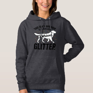 Golden Retriever Glitter Vintage Hundehaar-Shirt_1 Hoodie