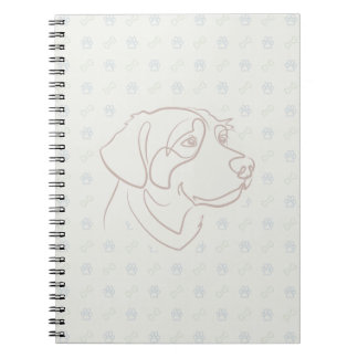 Golden Retriever Golden Muster Notizblock