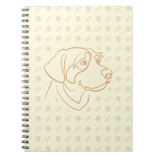 Golden Retriever Golden Muster Notizblock
