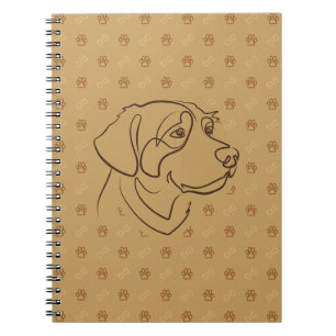 Golden Retriever Golden Muster Notizblock