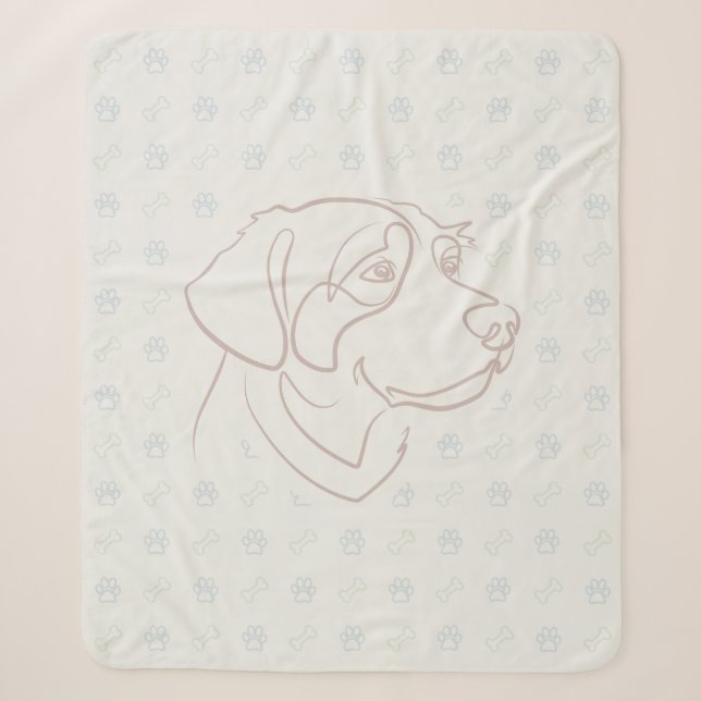 Golden Retriever Golden Muster Sherpadecke (Vorderseite)