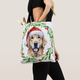 Golden Retriever Goldie Holiday Monogram