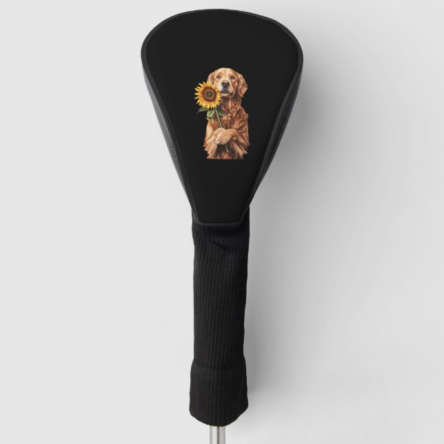 Golden Retriever    Golf Headcover (Vorderseite)