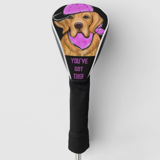 GOLDEN RETRIEVER  GOLF HEADCOVER (Vorderseite)