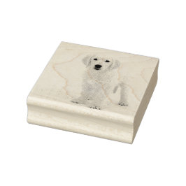 Golden Retriever Gummistempel