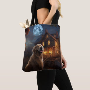 Golden Retriever Halloween Gruselig