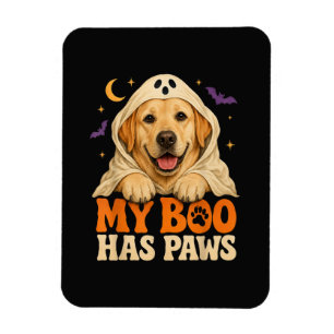 Golden Retriever Halloween Gruselige Pfoten Magnet