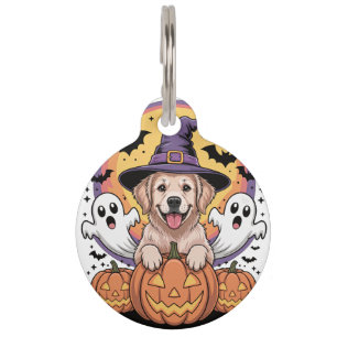 Golden Retriever Halloween Haustiermarke