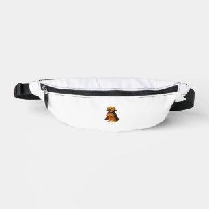 Golden Retriever Halloween-Hund mit Kürbis-Süßigke Bauchtasche