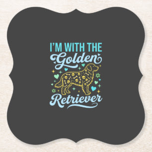 Golden Retriever Halloween-Totenkopf-Muster Hunde Untersetzer