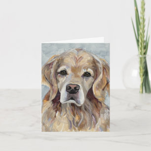 Golden Retriever Handgemalt auf Leinwand