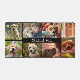 Golden Retriever Happy Collage Desk Mat Schreibtischunterlage