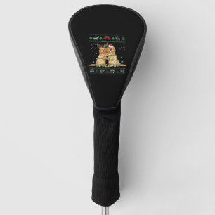 Golden Retriever Hässlicher Weihnachtshund Lustige Golf Headcover