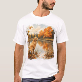 Golden Retriever Haustierliebhaber-Design T-Shirt