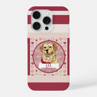 Golden Retriever Heart iPhone 11 Pro Case iPhone 15 Pro Hülle