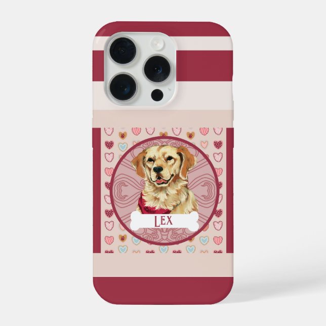 Golden Retriever Heart iPhone 11 Pro Case  Hülle (Rückseite)