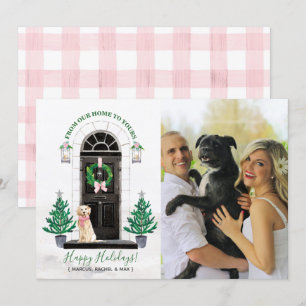 Golden Retriever Holiday Foto Card Einladung