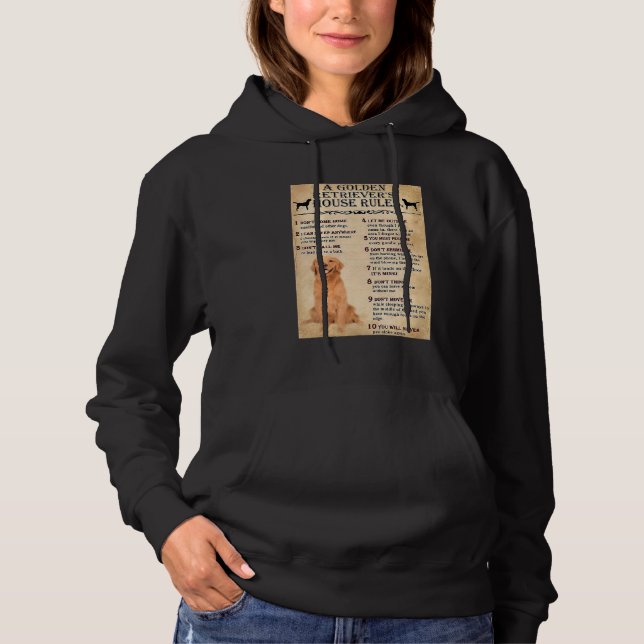 Golden Retriever House Goldene Retriever Hoodie (Vorderseite)