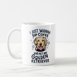 Golden Retriever Hund and Coffee Lovers Kaffeetasse