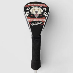 Golden Retriever Hund Hair Glitzer Golf Headcover