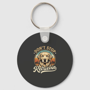 Golden Retriever Hund hört nicht auf zu holen Schlüsselanhänger