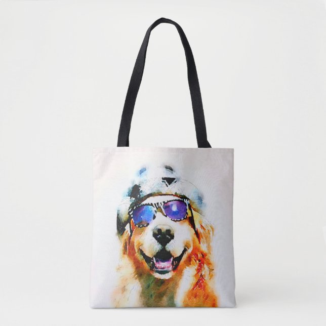 Golden retriever-Hund im Hut und in der (Vorderseite)