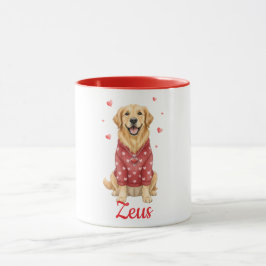 Golden Retriever Hund Kaffeetasse Valentinstag 202