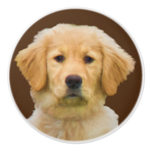 Golden retriever-Hund Keramikknauf