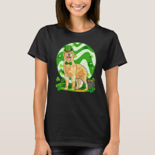 Golden Retriever Hund Leprechaun St Patricks Day T-Shirt