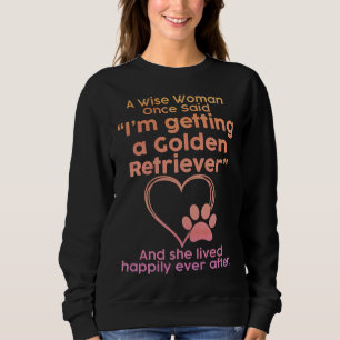 Golden Retriever Hund Mama Haustier Sweatshirt