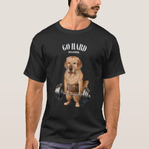 Golden Retriever Hund Muskel Training Mit Langhant T-Shirt