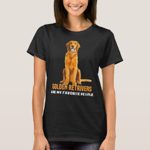 Golden Retriever Hund Niedlich Hunde Funny Pet T-Shirt