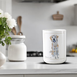 Golden Retriever Hund Personalisiert Kaffeetasse