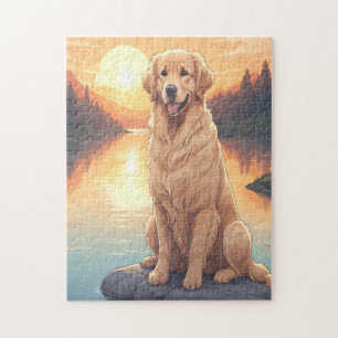 Golden Retriever Hund Puzzle
