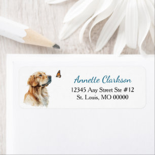 Golden Retriever Hund Schmetterling Wunder