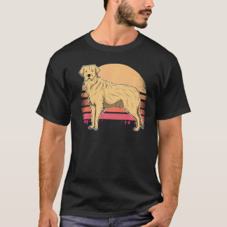 Golden Retriever Hund Sonnenuntergang 25 T-Shirt