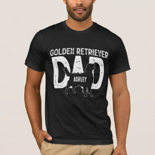 Golden Retriever Hund Vater Welpe Vater T-Shirt