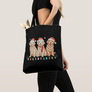 Golden Retriever Hund Weihnachten Santa Xmas Licht