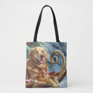 Golden Retriever Hund Weihnachtsfestlich