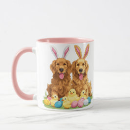 Golden Retriever Hunde Bunny Ears Tasse