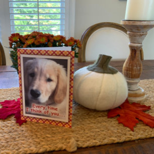 Golden Retriever Hunde Erntedank Card Karte