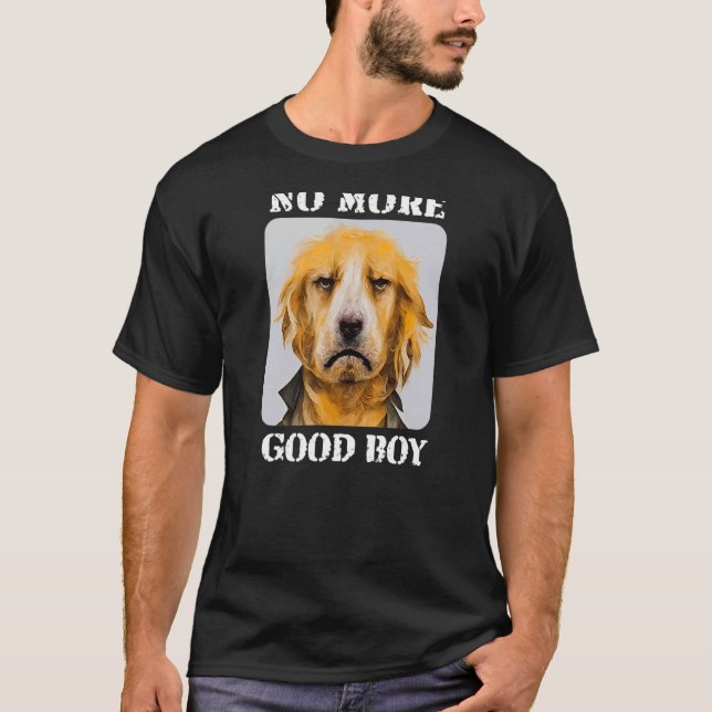 Golden Retriever Hunde Gangster No Brother Dog T-Shirt (Vorderseite)