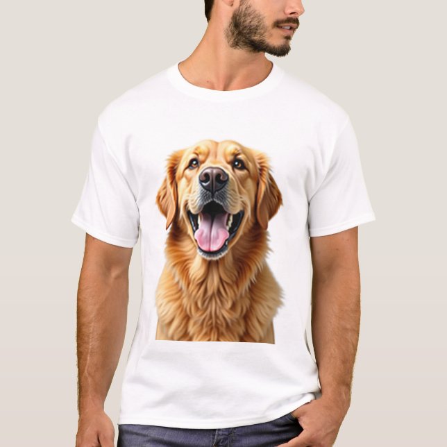 Golden Retriever Hunde Hauseigentümer Geschenk T-Shirt (Vorderseite)