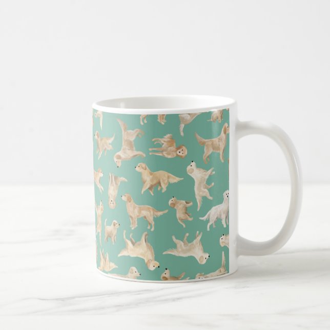 Golden Retriever Hunde Kaffeetasse (Rechts)