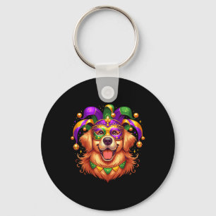 Golden Retriever Hunde Kostüm Outfit Women Men Mar Schlüsselanhänger