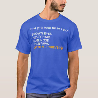 Golden Retriever Hunde Liebhaber von Frauen  T-Shirt