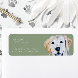 Golden Retriever Hunde Rücksendeadresse