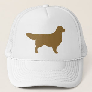 Golden Retriever Hunde Silhouette Truckerkappe