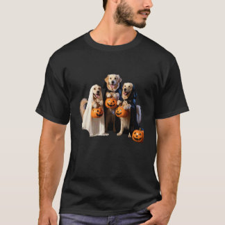 Golden Retriever Hunde Süßigkeiten oder Saures Hal T-Shirt